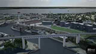 preview picture of video 'Le projet de Téléphérique de Brest'
