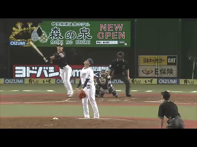 【7回表】容赦なく突き放す!! ホークス・長谷川 フェンス直撃の2点タイムリー!! 2016/9/23 L-H