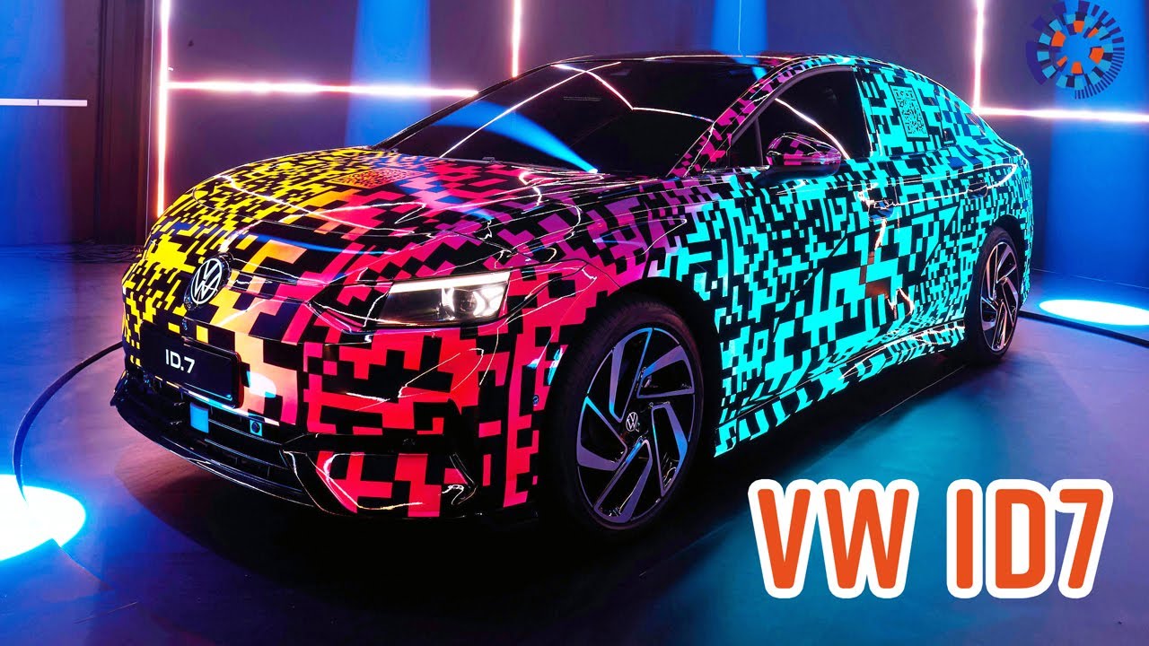 Erster Blick auf den VW ID7 bei der CES 2023 in Las Vegas