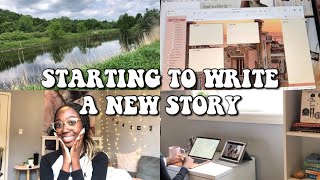 starting to write a new draft!! writing vlog