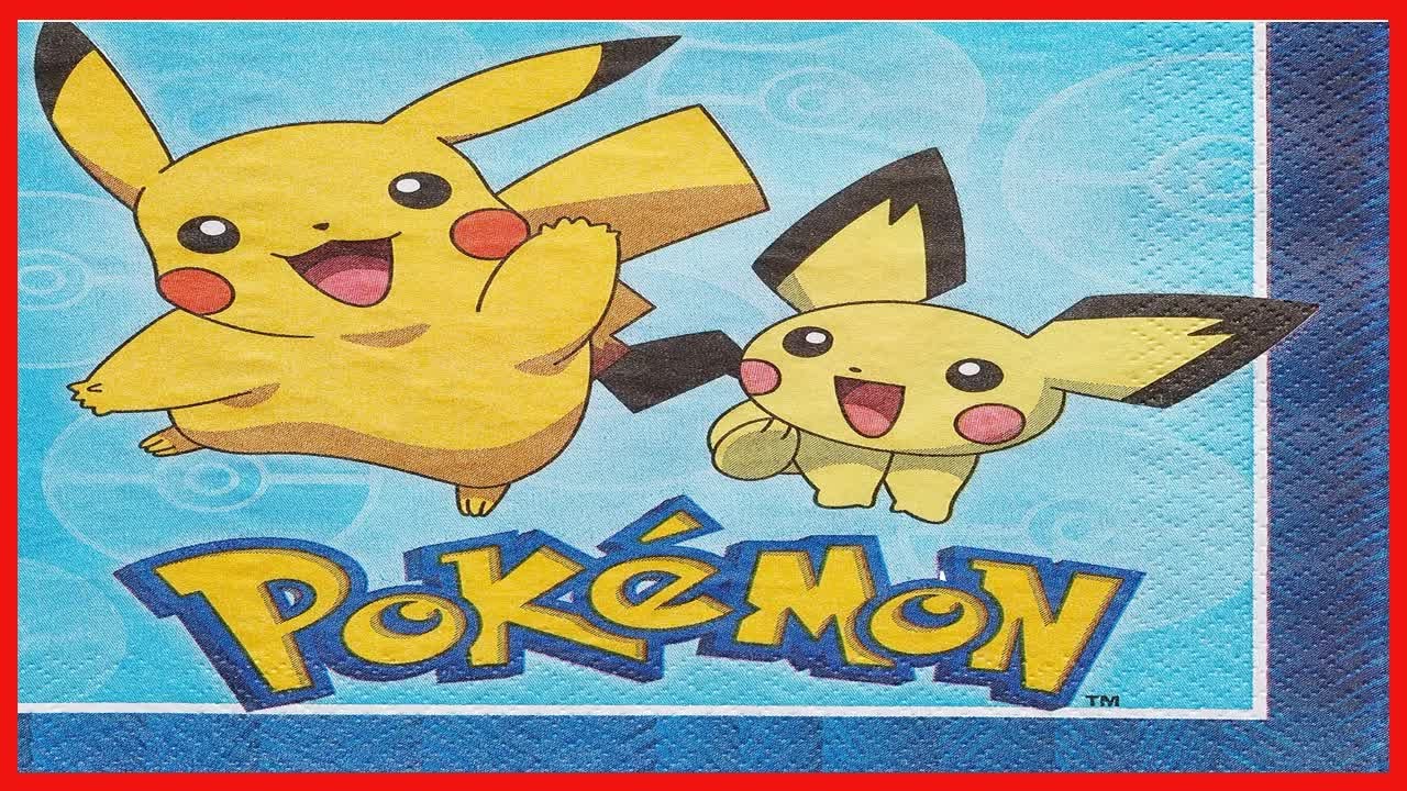 American Greetings Pokemon Party Supplies, Paper Lunch Napkins (16-Count)