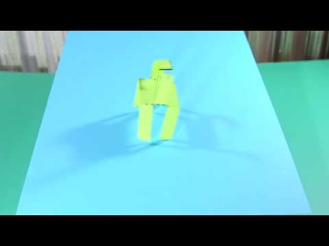 Орігамі для дітей. Коник, який ходить