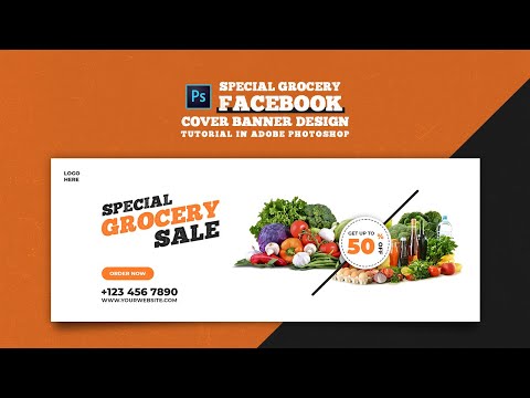 How to Design Furniture Social Media Banner Adobe Photoshop Tutorial Speed Art Grafix Mentor