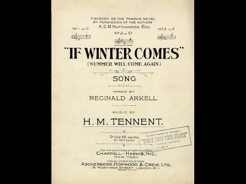 If Winter Comes (1922)