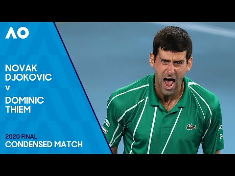 Novak Djokovic v Dominic Thiem Condensed Match | Australian Open 2020 Final
