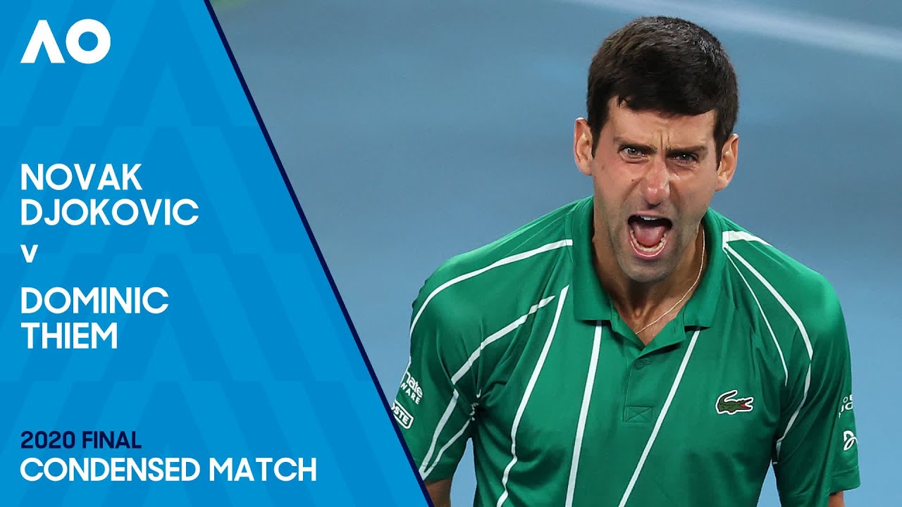 Novak Djokovic v Dominic Thiem Condensed Match | Australian Open 2020 Final