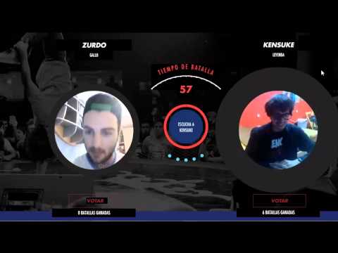 Batalla de Gallos Red Bull 2014 ZURDO vs KENSUKE