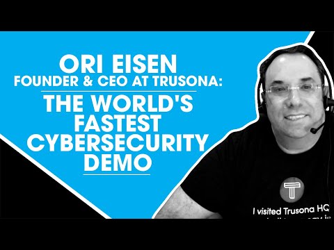 Ori Eisen, Founder & CEO at Trusona: The World's Fastest Cybersecurity Demo