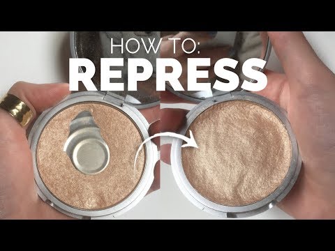 How to REPRESS a Powder// Fix broken eyeshadows!