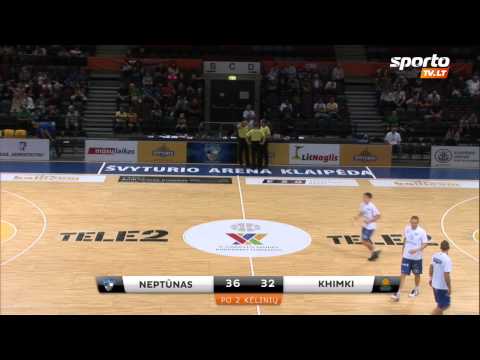 SportoTV.lt: V.Garasto taurė. „Neptūnas“ - „Khimki“ 2014-09-18