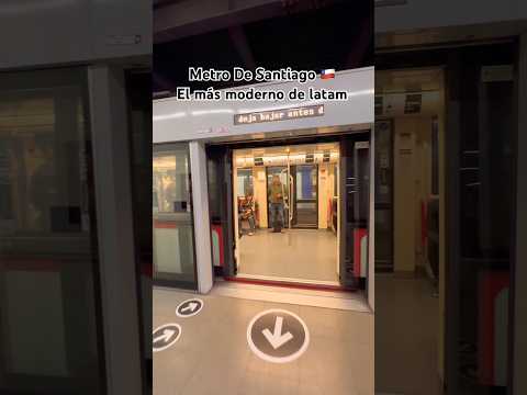 Metro De Santiago 🇨🇱 el más moderno de #latam #chile #santiago #viajes #travel #jesus #misiones