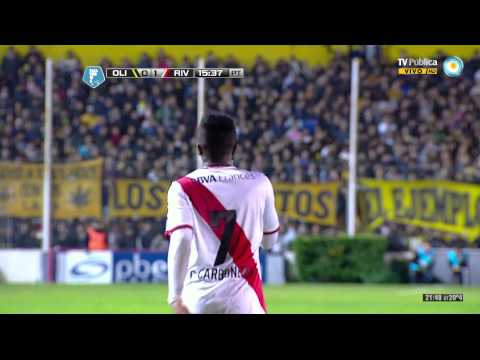 Gol de Carbonero. Olimpo 0 - River 1 | Torneo Final 2014 - Fecha 16