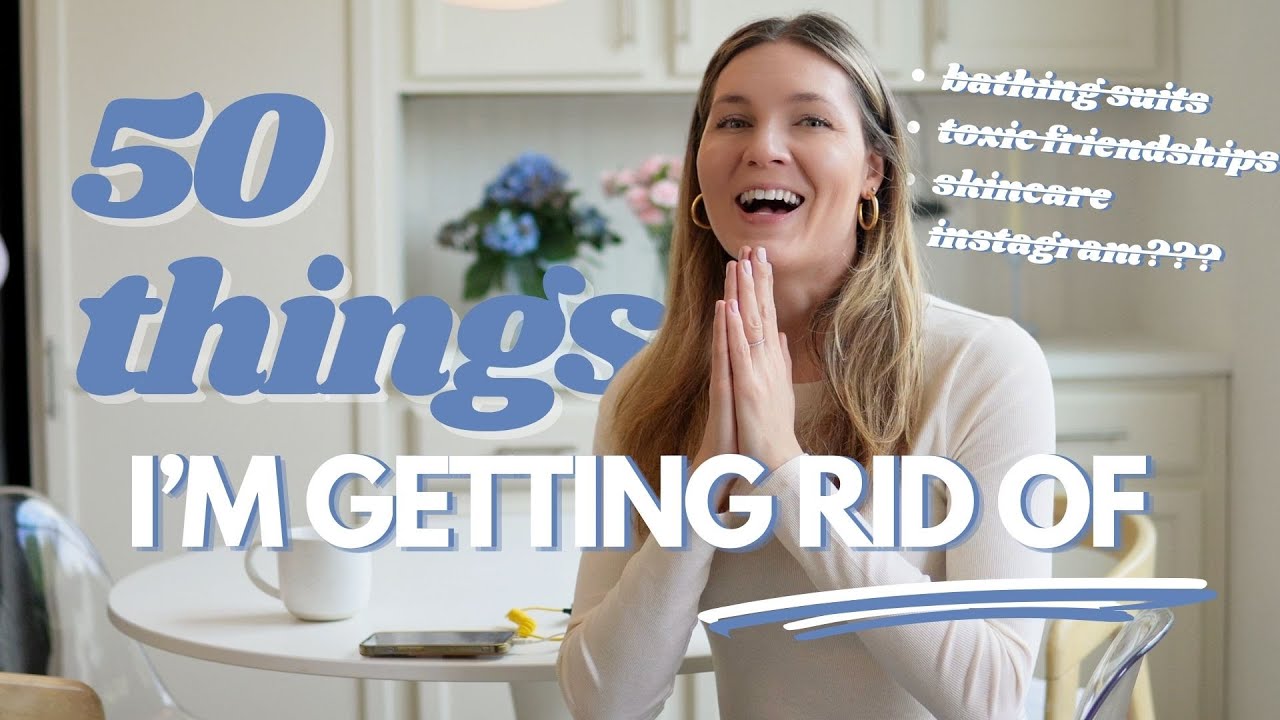 50 Things I'm Getting Rid Of | Decluttering & Minimalism