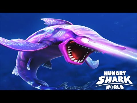 Hungry Shark World - DARK MAGIC SHARK Gameplay - All 37 Sharks Unlocked
