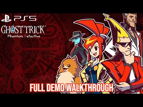 Ghost Trick: Phantom Detective Remastered Gameplay - PS5 | Full Demo Walkthrough