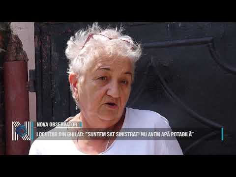 LOCUITOR DIN GHILAD: ”SUNTEM SAT SINISTRAT! NU AVEM APĂ POTABILĂ”