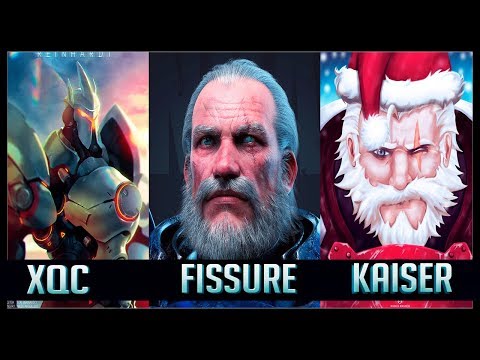 XQC VS Fissure vs Kaiser - Gods of Reinhardt 😱 | Overwatch Moments