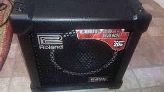 Video thumbnail for Roland Cube 20XL Bass Amp(20 watts) by Green Planta Channel