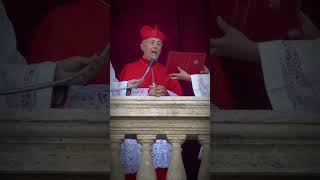 Download lagu The pope-elect was announced and introduced himself for the first time. #habemuspapam #jesus #love mp3