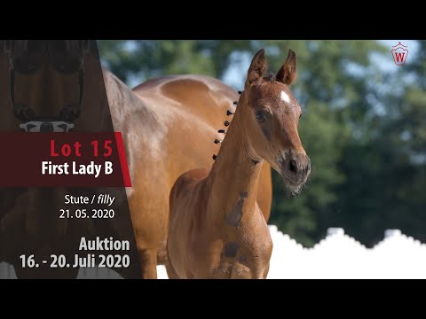 Westfälische Online Auktion 16. - 20. Juli: Lot 15 First Lady B Stute v. For Romance I - Bordeaux