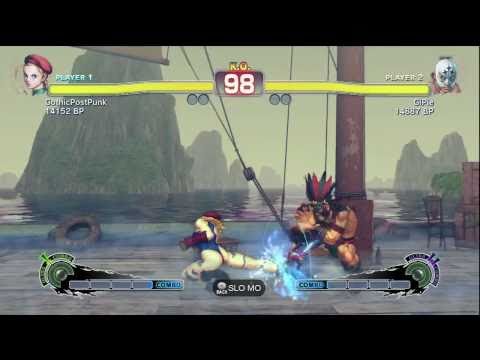 SSF4: GothicPostPunk (Cammy) vs. GiPie (El Fuerte)
