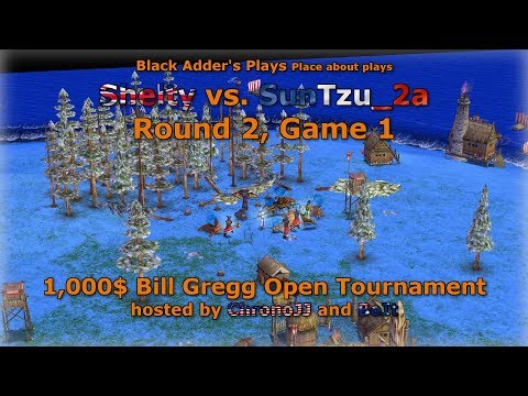 Bill Gregg Open Tournament, R2 - Shelty vs. SunTzu, Game 1 - Age of Mythology: The Titans