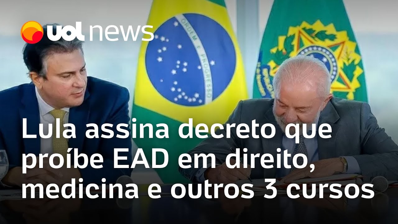 Lula assina decreto que regulamenta EAD no ensino superior, e MEC proíbe modalidade em 5 cursos