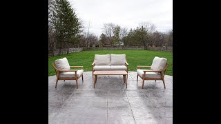 Genova 4 Piece Conversation Set