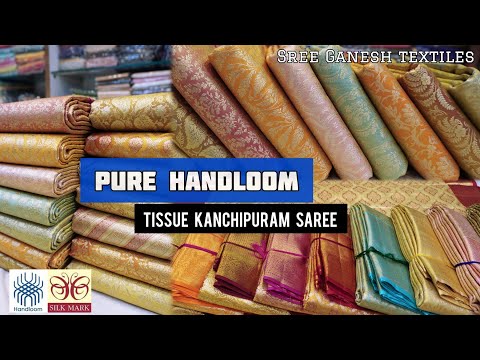Pure Handloom tissue Kanchipuram Silk saree wholesaler in Kolkata, Tissue Kanchipuram silk saree.