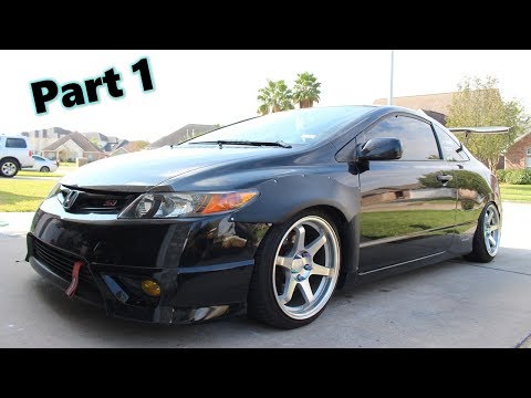 Honda Civic Widebody Install Part 1