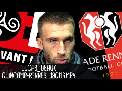 LUCAS DEAUX RÉAGIT APRÈS GUINGAMP - RENNES (2-1) / Ligue 1 - 16 janvier 2019