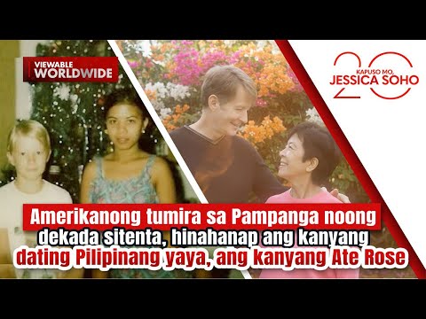 Amerikanong tumira sa Pampanga, hinahanap ang dating Pilipinang yaya | Kapuso Mo, Jessica Soho