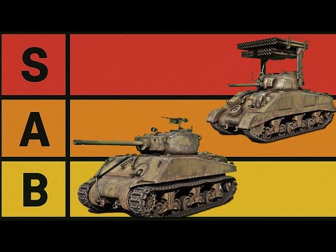 Ranking EVERY Sherman in War Thunder