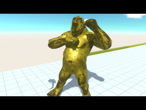 GOLDEN GORO DEATH RUN - Animal Revolt Battle Simulator