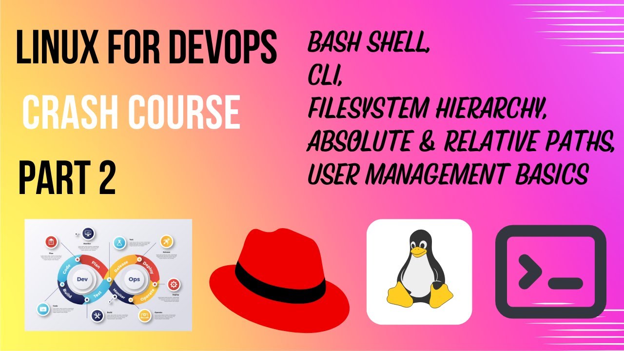 Linux For DevOps Crash Course Part 2 | Linux Filesystem Hierarchy | Bash Shell | Filesystem | CLI
