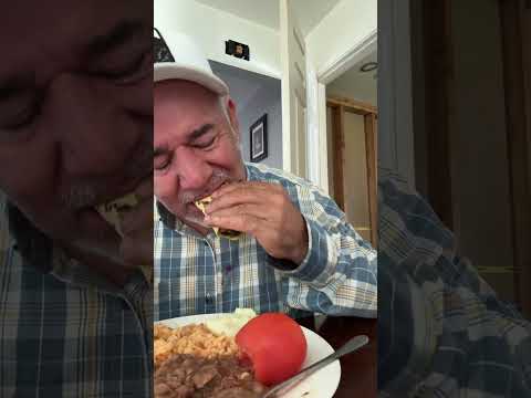 Grilled cactus with beans