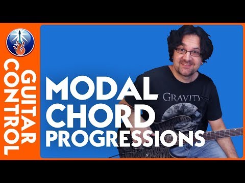 Learn to Play Minor Modal Chord Progressions - Rhythm Guitar Lesson on Modes
