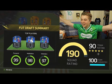 FIFA 16 - MY BEST OF 50 DRAFTS | THE FABLED 190!