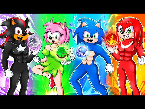Brewing Cute Baby Factory, But They're Four Elemental - Sonic The Hedgehog 3 Animation
