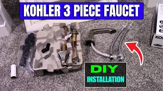 How to Replace & Install a Kohler 3 Piece Faucet ||