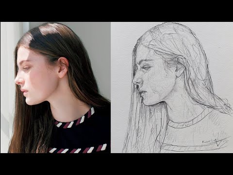 Draw a Side Profile in Pencil: The Loomis Method (With a Twist)
