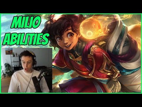 Caedrel Reacts To MILIO Ability Reveal | New LoL Champ
