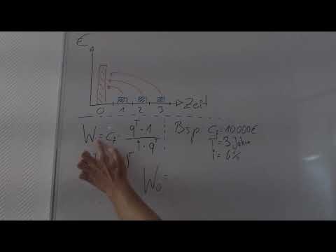 Rentenbarwertfaktor (Rentenbarwert) Beispiel - schnell & einfach erklärt