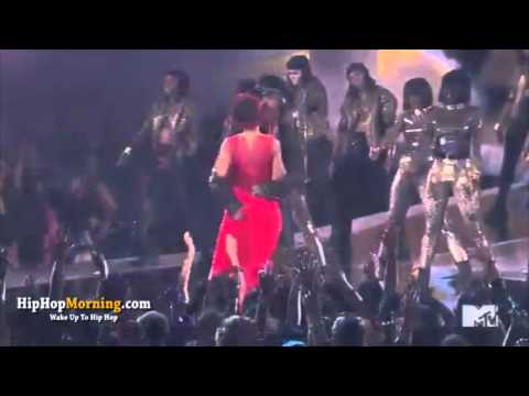 ASAP Rocky Grabs Rihanna Butt At The MTV Music Video Awards