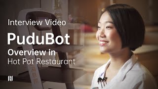 Hotpot restaurant food delivery robot