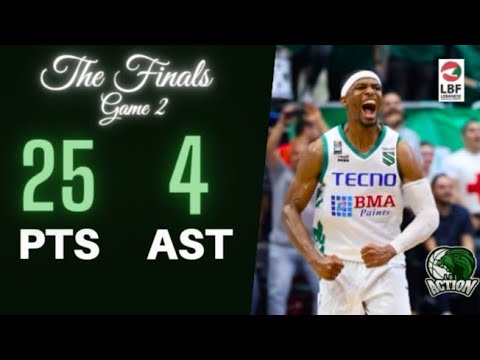 Jonathan Gibson highlights against Al Riyadi || Sagesse VS Al Riyadi Final (Game 2) 2023-2024