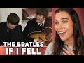 SUCH BEAUTIFUL MUSIC!!! First Time Reaction to The Beatles - "If I Fell"