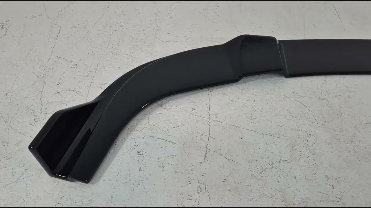 BMW řada 5 E60/E61 2003–2010 Lip spoiler předního nárazníku (pro M-Sport, černý lesk) Video 1