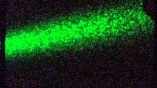 green laser wing at 1 m distance from a 27mm Ferrocell