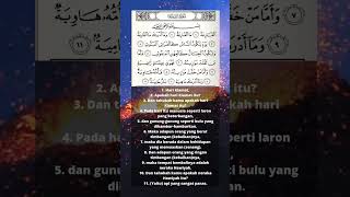 Download lagu Surat al-qoriah ayat 1-11 | Murottal quran surat al-qori'ah merdu #salimbahanan #murottal #quran mp3